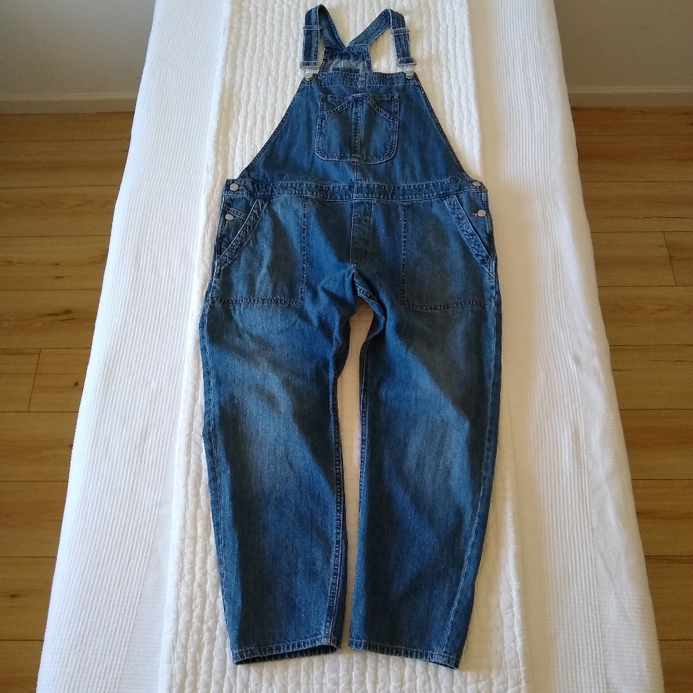 GAP Relaxed Fit Denim Overalls XL